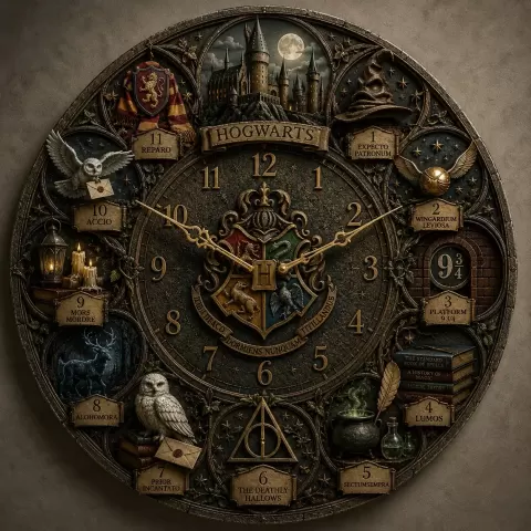 Reloj Fantasy Mágico – Inspirado en el Mundo de la Magia - Merchi Tinoco