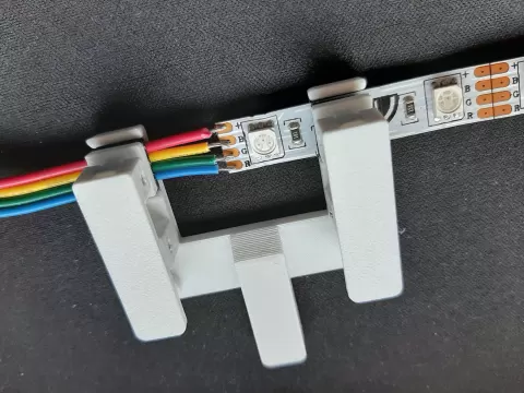 LED-Strip soldering tool for 8, 10, 12 and 14 mm wide LED strips