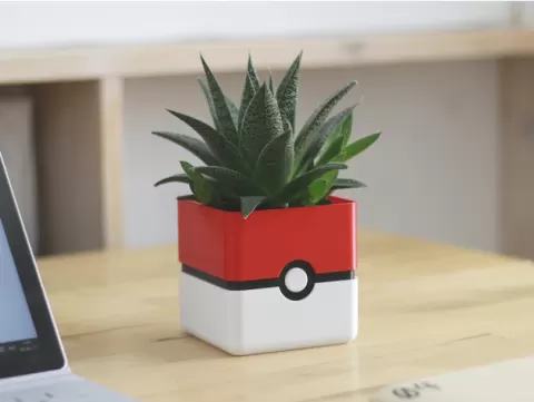 Pokemon Planter - Pokeball Minimal Planter