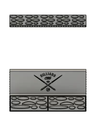 Pool Que Wall Rack - jay606