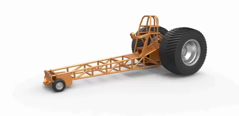 Pulling tractor chassis Scale 1:25 - 3DTechDesign