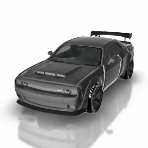 Dodge Challenger SRT Demon - 3DCARSALON