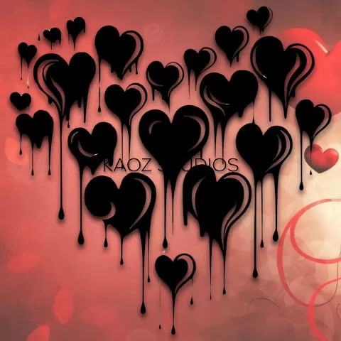 melting hearts wall art heart wall decor individual hearts decoration valentines day