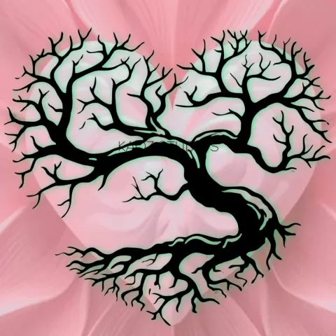 tree of life heart wall art living tree wall decor family tree decoration