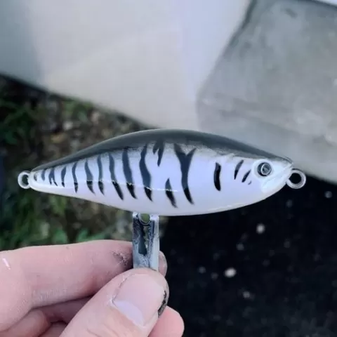 Fishing lure and 3D stencil