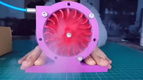 Steam Turbine 3D Printed