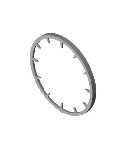 New clockface for Hollow clock with flying hands