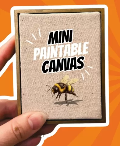 Mini Canvas & Frame DIY Dollhouse Decor