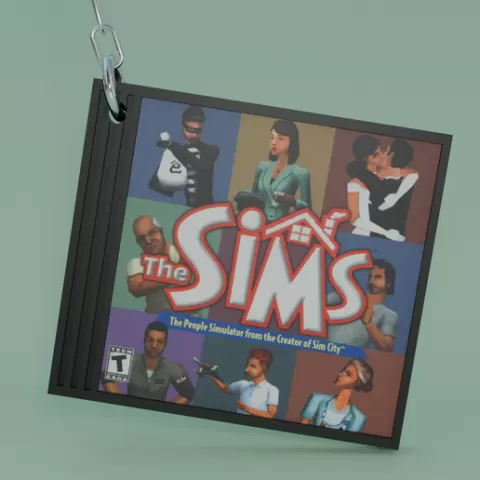 CD case Keychain + Bonus CD