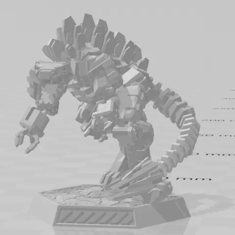 Custom MechaGodzilla - Battletech