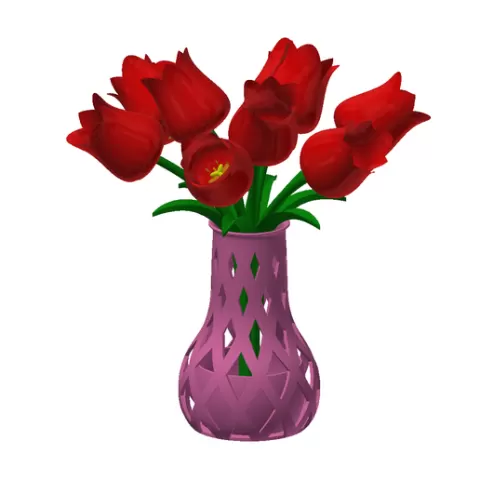 Decorative flower plant vase
