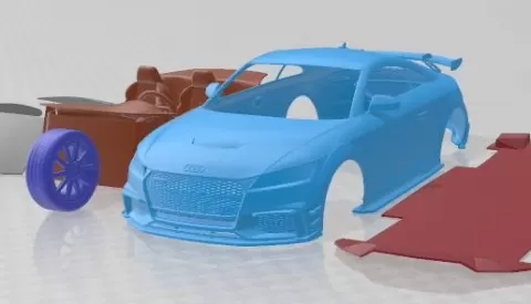 Audi TT RS Coupe Performance Printable Car