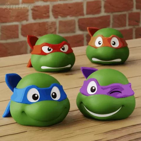 Ninja Turtles Table Decor 4 models