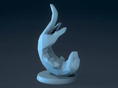 Low poly otters