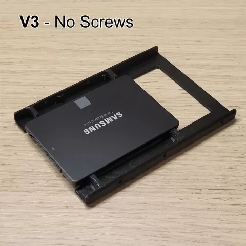 2.5" to 3.5" SSD HDD Bay Adapter - Screwless