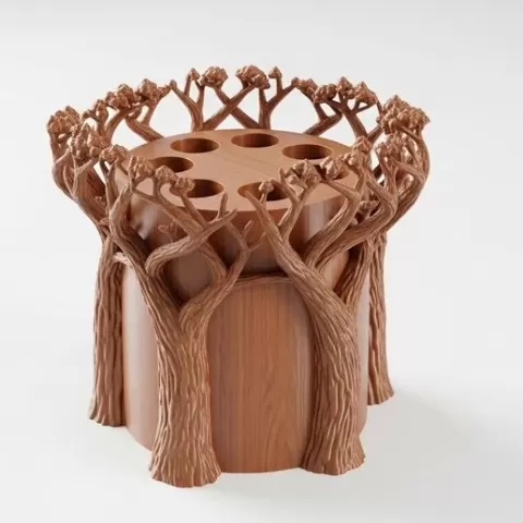 Tree Wrapped Around Holder