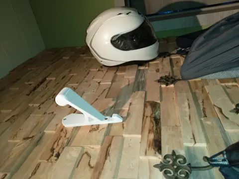 motorcycle helmet holder