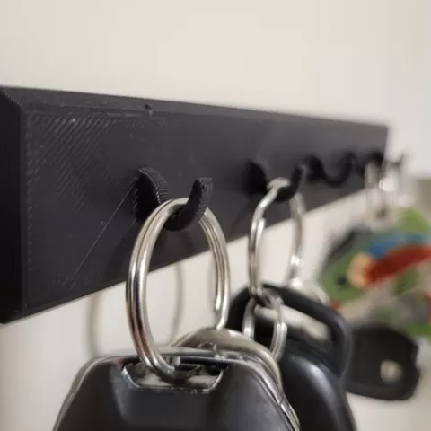Simple 5 Hook Key Hanger