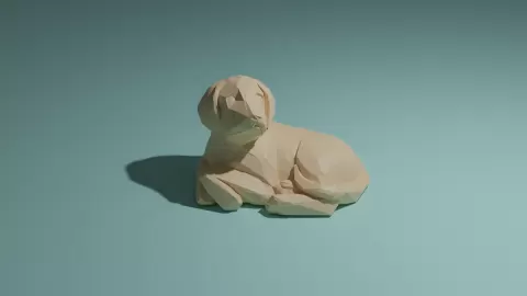 Low Poly Dog