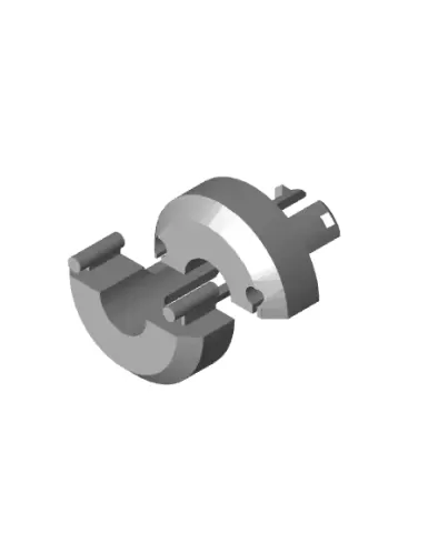 Coax Cable Grommet Interlocking Halves