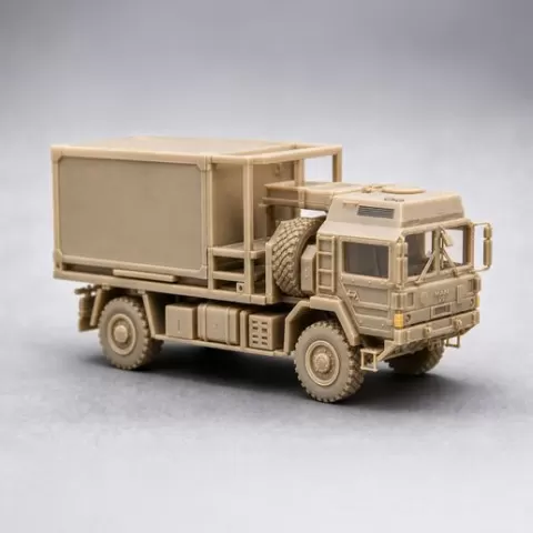 MAN HX60 Military Truck 1/87 HO Scale STL – Service Truck - Service Box