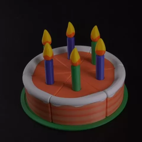 Fun Kitchen birthday cake