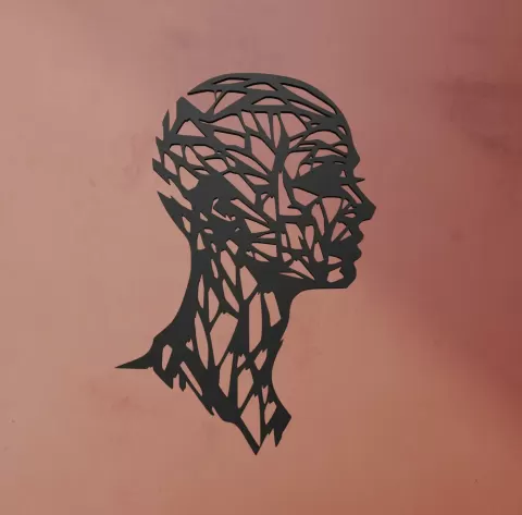 Geometric Profile Wall Art - Ri0m0