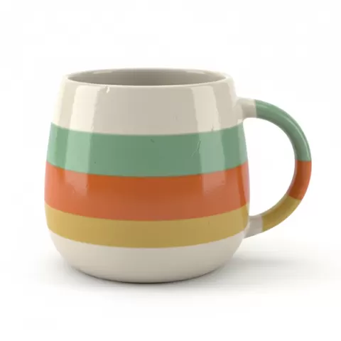 Mug simple retro style, retro, vintage, character, classic, nostalgic, oldschool, iconic, cartoon, figure, collectible