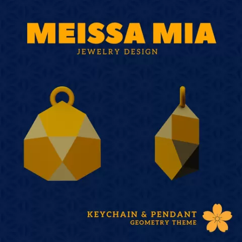 92. Triangular Hebesphenorotunda Earring – 29. Johnson Solids Necklace and Earring - Girl's Fashion Accessories