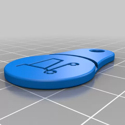 (breakable) Shoppingcard Chip / Einkaufswagenchip