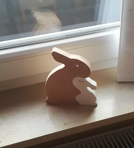 Two Bunnys (Easter decoration)