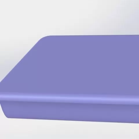 Rectangular Tube Cap 60x40x2mm