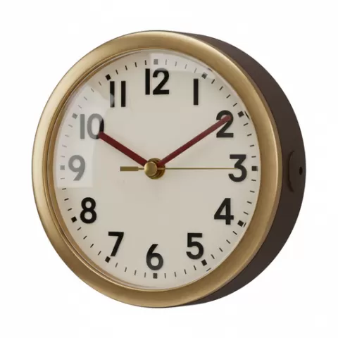 Wall clock with bold numbers, retro, vintage, character, classic, nostalgic, oldschool, iconic, cartoon, figure, collectible
