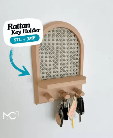 RattanKeyHolder
