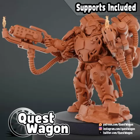 Heavy Unit Space Aggressor Dual Flamer