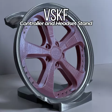 VSK EF Inspired Controller and Headset Stand.stl