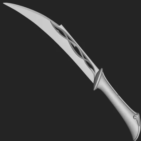 Tauriel Dolche / Tauriel dagger / 3D Model Replica