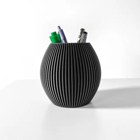 The Renis Pen Holder | Desk Organizer and Pencil Cup Holder | Modern Office and Home Decor