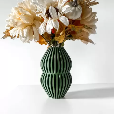 The Rox Vase, Modern and Unique Home Decor for Dried and Preserved Flower Arrangement | STL Fil