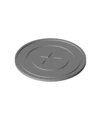 Captain America Shield Coaster