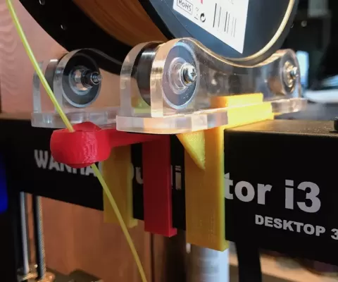 Wanhao i3 Plus spool holder bracket - MediaMan 3D