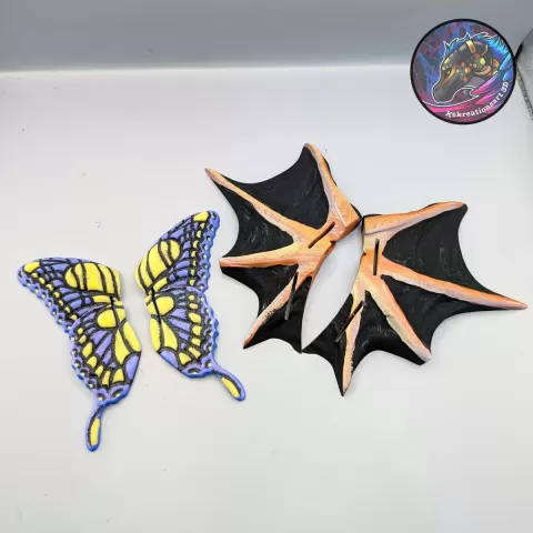 butterfly and dragon headset accessories