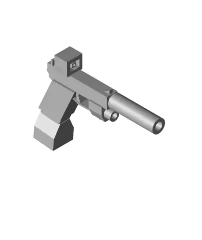 Glock 17 Moded.stl