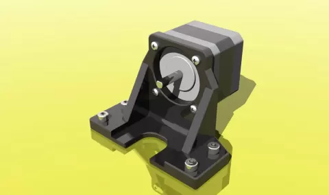 Stepper motor holder