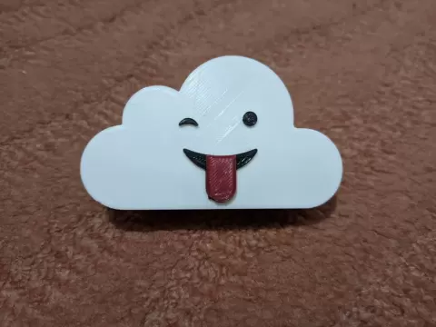 Magnetic face cloud key holder