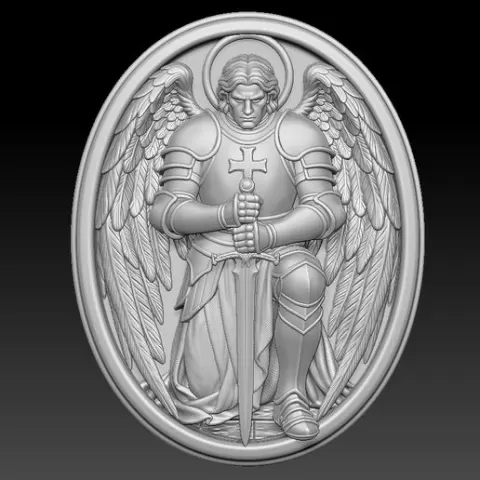 Archangel Michael Pendant 3D print model
