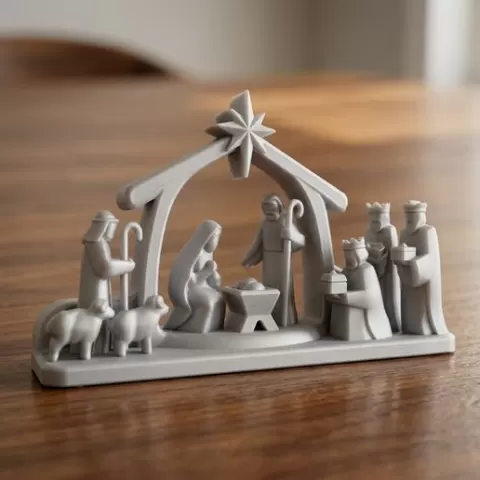 Nativity Scene Carving