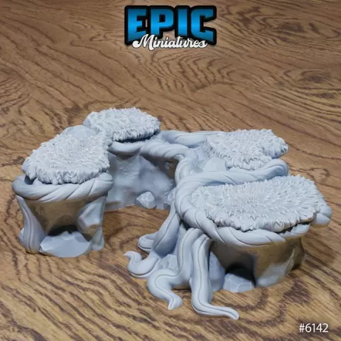 Rooted Islands V2 / Swamp Land Environment / Marshland Item / Bog Decoration / Jungle Dungeon Equipment / Tropical Area Theme / Forest Wetland Encounter by Epic-Miniatures