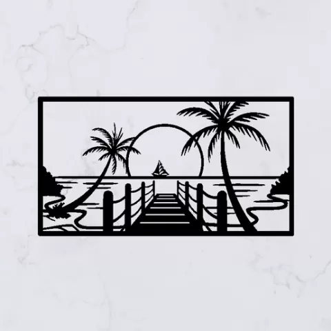 Rectangular decoration