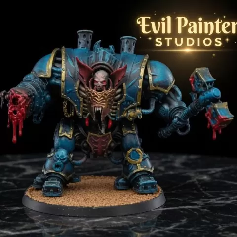 Lucienvar Dread Reaver Pre-supported by Evil painter Studios
